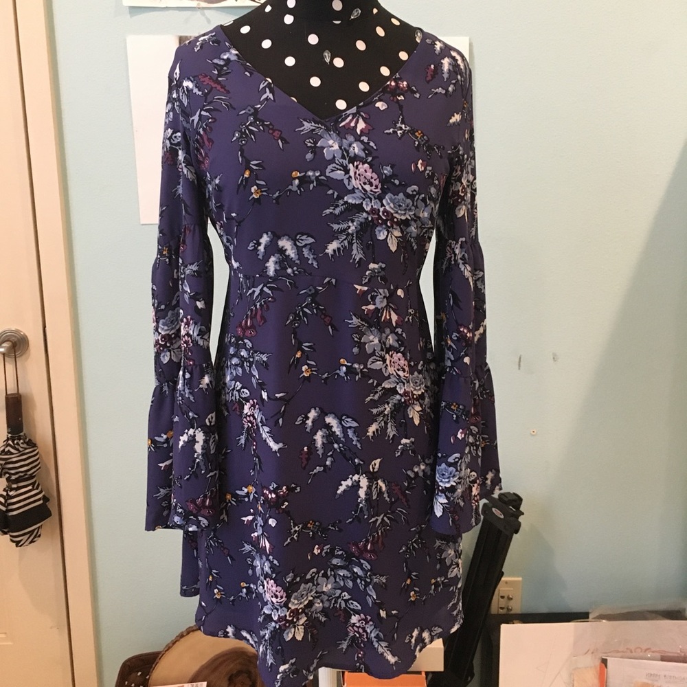 Loft Floral Dress - Small